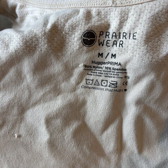 Prairie Wear Hugger Prima Bra Medium Beige Post Surgical NO CUPS INSERTS! - Picture 6 of 15